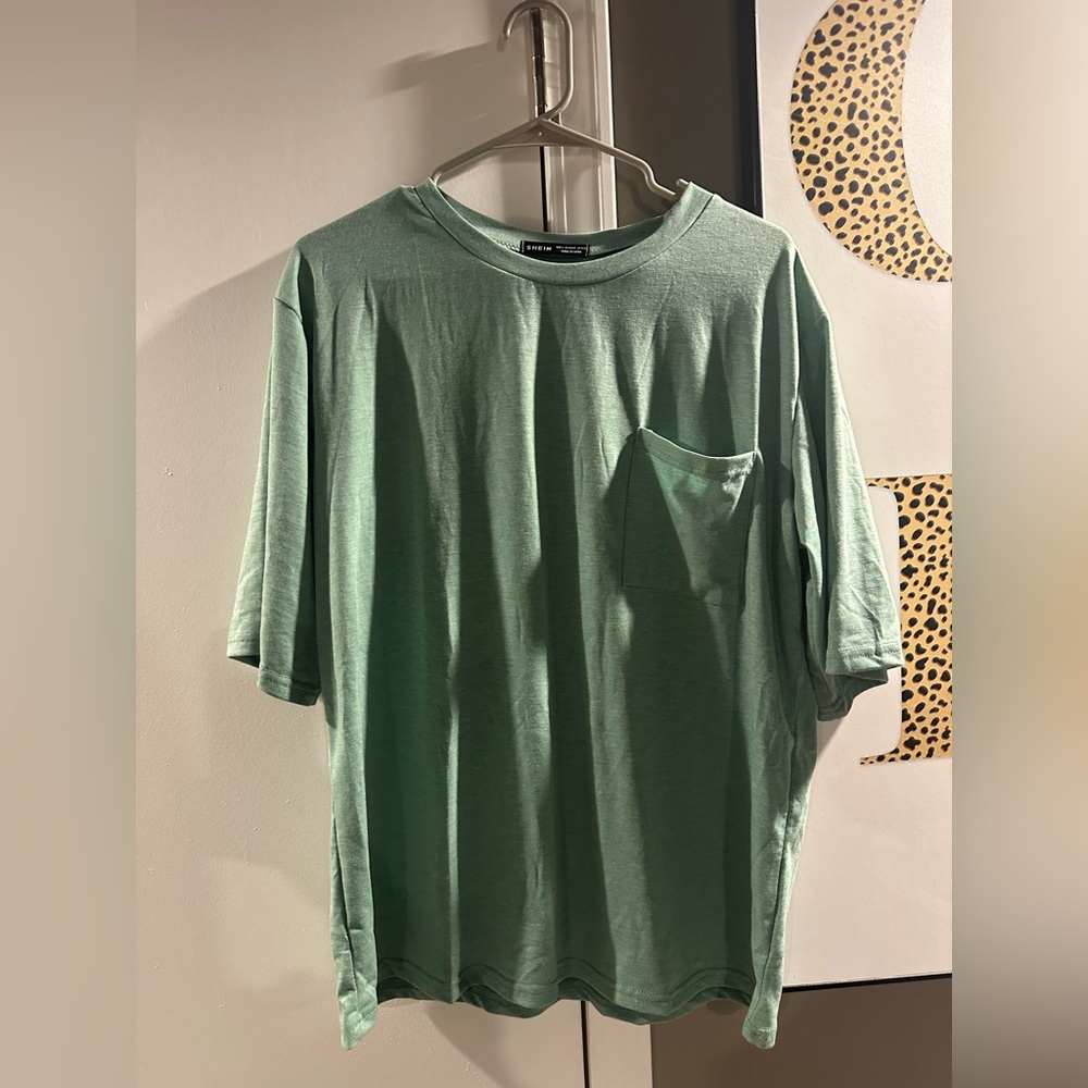 Oversized Green Tee
